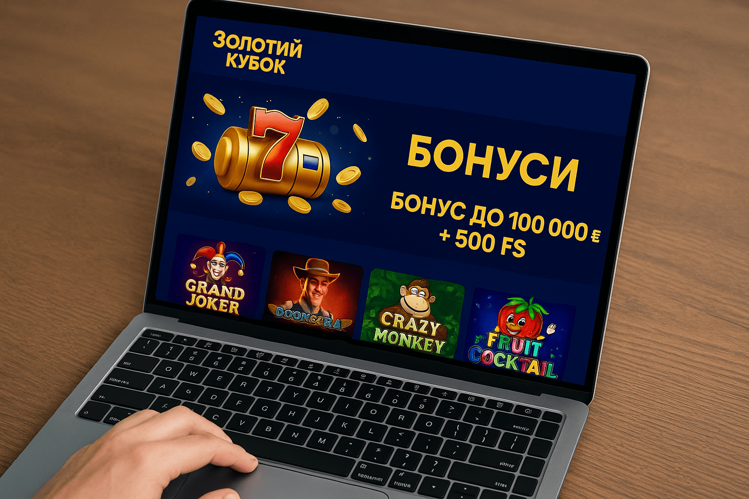 Казино Золотий Кубок бонус